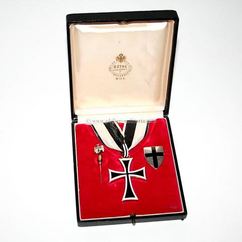 Österreich -  Deutscher Ritterorden Familiaren-Halskreuz des Deutschen Ordens
