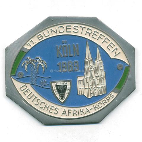Deutsches Afrika-Korps, Plakette 11. Bundestreffen Köln 1969