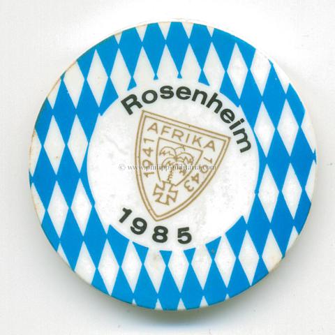 Deutsches Afrika-Korps - Treffabzeichen - Rosenheim 1985