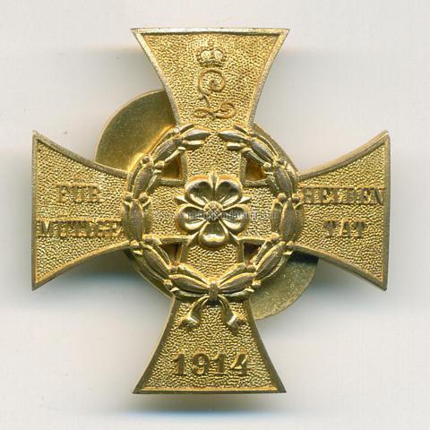 Lippe-Detmold Kriegsehrenkreuz ' Für Heldenmütige Tat 1914 '