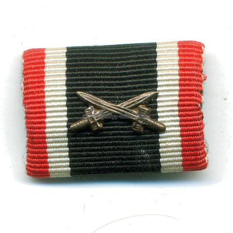 Einzel-Bandspange - Kriegsverdienstkreuz 2. Klasse 1939 mit Schwertern