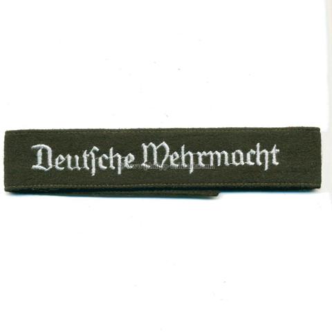Ärmelband 'Deutsche Wehrmacht' für Mannschaften