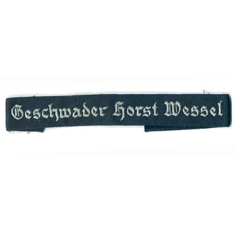 Ärmelband 'Geschwader Horst Wessel' für Offiziere