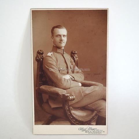 Freikorps - Portraitfoto mit rückseitiger Widmung 1919