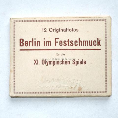 Olympiade Berlin 1936 - 12 Originalfotos 'Berlin im Festschmuck' für die XI. Olympischen Spiele