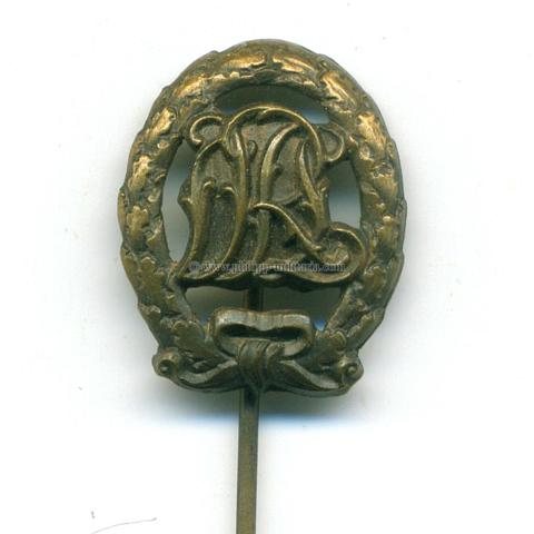 Deutsches Reichssportabzeichen / DRL in Bronze - Miniatur