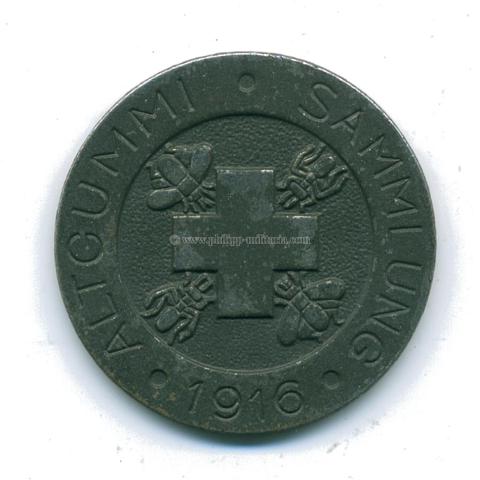Altgummi Sammlung 1916, Spendenmedaille 1. Weltkrieg