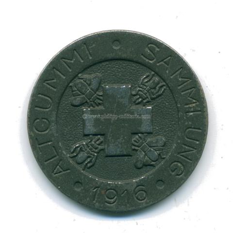 Altgummi Sammlung 1916, Spendenmedaille 1. Weltkrieg