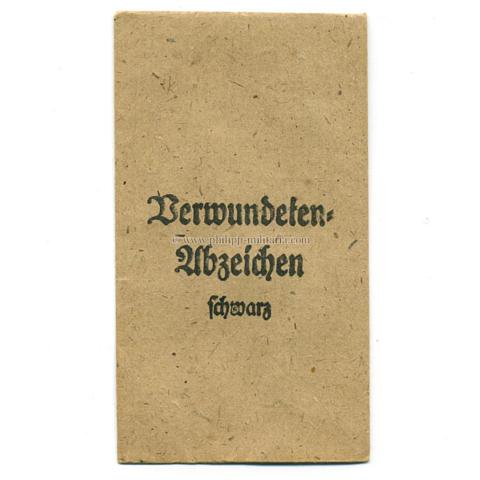 Verwundetenabzeichen Schwarz - Verleihungstüte