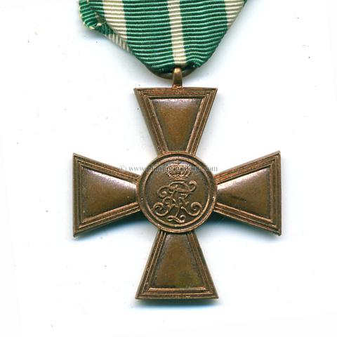 Königreich Sachsen, Dienstauszeichnung 1. Klasse für 15 Dienstjahre der Unteroffiziere (1913-1918)