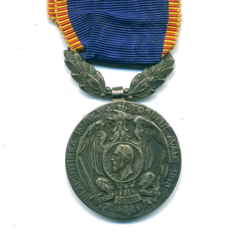 Rumänien Medaille 'Begeisterung des Vaterlandes - Balkankrieg 1913