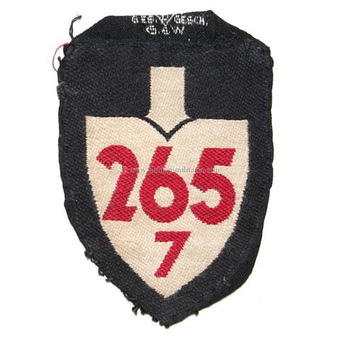 Ärmelspaten - Reichsarbeitsdienst / RAD '265/7'
