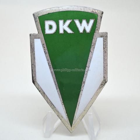 DKW / Motorsport - Autoplakette - Emblem für Oldtimer Frontwagen F 4 bis F 8