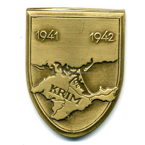 Ärmelschild 'Krim 1941 /1942' - Krimschild - Ausführung 1957