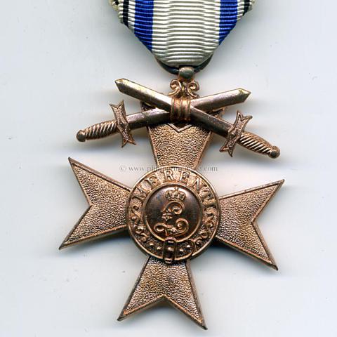 Königreich Bayern - Militär-Verdienstkreuz (MVK) 3. Klasse mit Schwertern