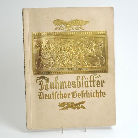 Ruhmesblätter Deutscher Geschichte - Zigarettenbilder-Sammelalbum, Eckstein-Halpaus GMBH Dresden