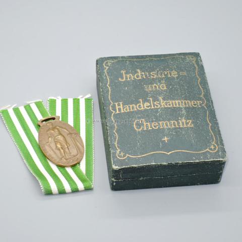 Industrie- und Handelskammer Chemnitz - Medaille im original Verleihungsetui