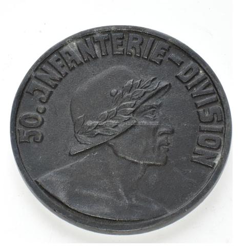 Truppeninterne Erinnerungsmedaille '50. Infanterie-Division' 1.Weltkrieg