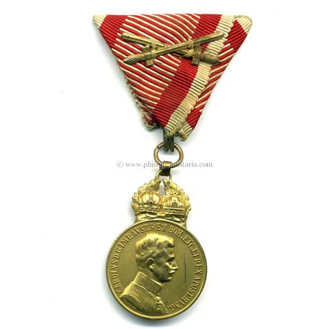 Österreich Bronzene Miltär Verdienstmedaille 'SIGNUM LAUDIS'