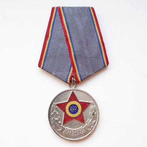 Rumänien Volksrepublik Medaille zum 10. Jahrestag der Streitkäfte R.P.R. 1943-1953