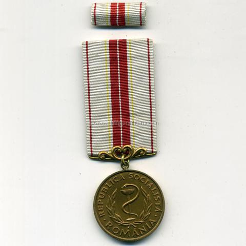 Rumänien Volksrepublik Medaille Meritul Sanitar 1969-1989