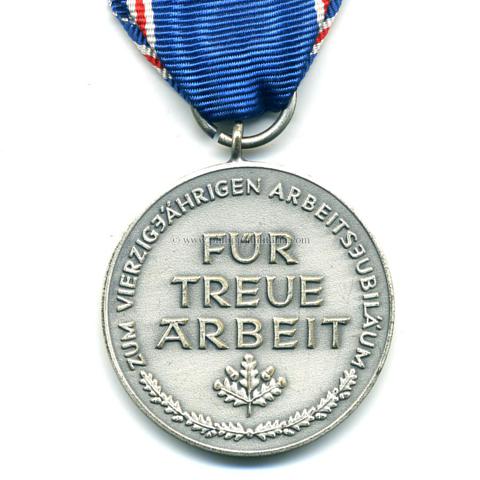 Schleswig-Holstein, Medaille zum 40jährigen Arbeitsjubiläum