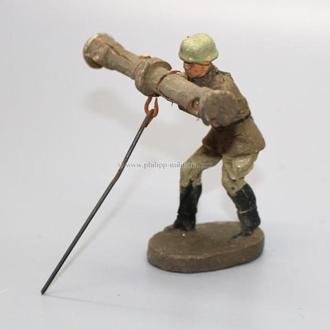 Elastolin - Soldat am Entfernungsmesser, Wehrmacht, Massefigur