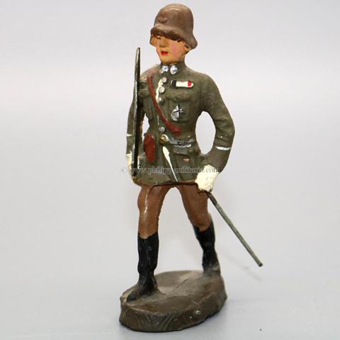 Elastolin - Offizier mit Degen, Wehrmacht, Massefigur