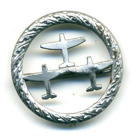 NSFK / DLV Deutscher Luftsportverband, Flugtagabzeichen der 30/ 40er Jahre, ausgegeben zur Förderung des Luftsports - Veranstaltungsabzeichen
