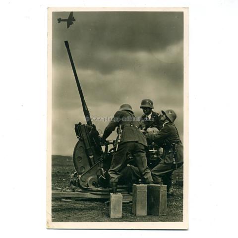 Flak-Geschütz - Fotopostkarte