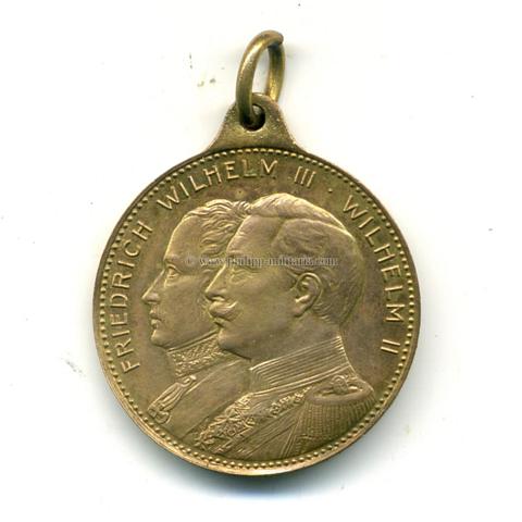 Regimentsjubiläum - 100 Jahr-Jubiläumsmedaille 1813-1913 - Inf.-Regt. 15