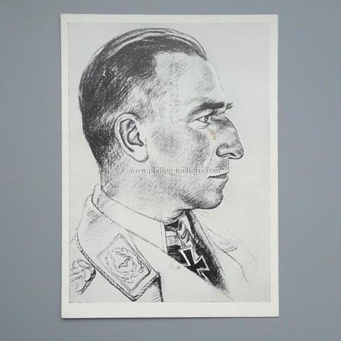 HARLINGHAUSEN, Major, Fliegerführer Norwegen - Willrich-Künstlerkarte