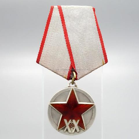 Sowjetunion Medaille 'XX Jahre Rote Arbeiter- und Bauern-Armee''