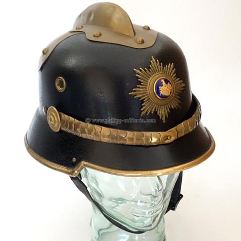Feuerwehr Helm der freiwilligen Feuerwehr um 1920
