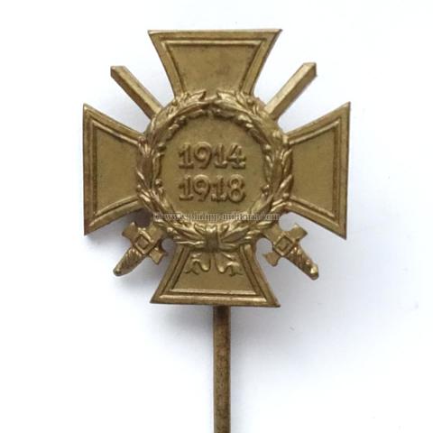 Ehrenkreuz für Frontkämpfer 1914/1918 - Miniatur