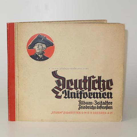 Sturm Zigaretten G.m.b.h. Dresden, Sammelalbum 'Zeitalter Friedrich des Großen'