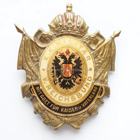 Österreich - K.K. Militär-Reichsbund Dienstabzeichen