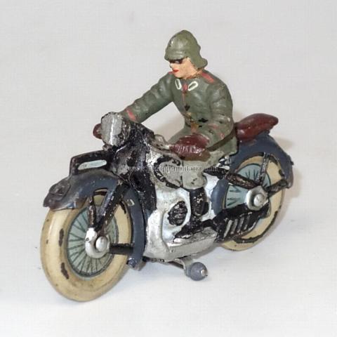 Lineol - Motorradfahrer der Wehrmacht