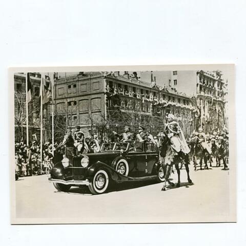 General Franco bei der Parade anlässlich des 4. Jahrestages der Machtübernahme - Pressefoto