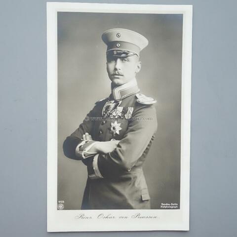 Prinz Oskar von Preußen, Portraitpostkarte