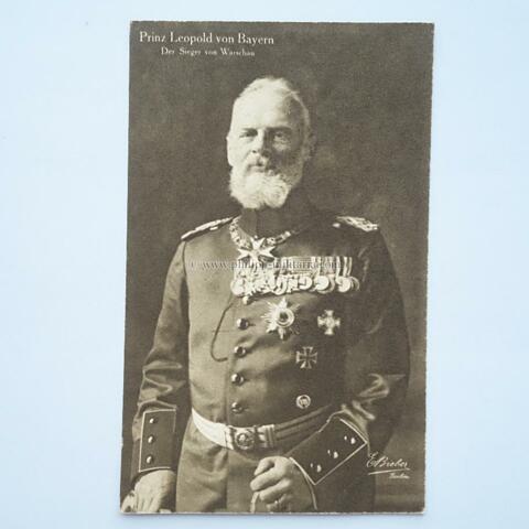 Prinz Leopold von Bayern, Portraitpostkarte