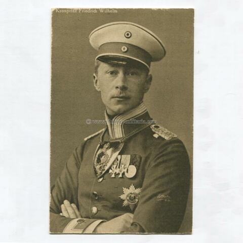 Kronprinz Friedrich Wilhelm, Portraitpostkarte