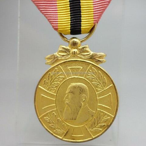 Belgien Regentschafts-Medaille König Leopold II. 1865-1905