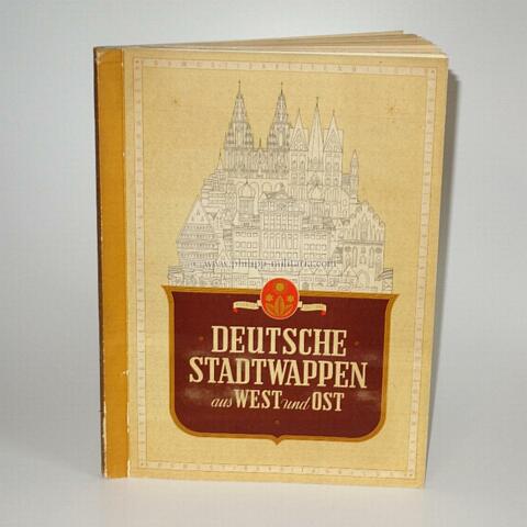 Deutsche Stadtwappen aus Ost und West - Zigarettenbilder-Zentrale Kosmos, Memmingen 1954