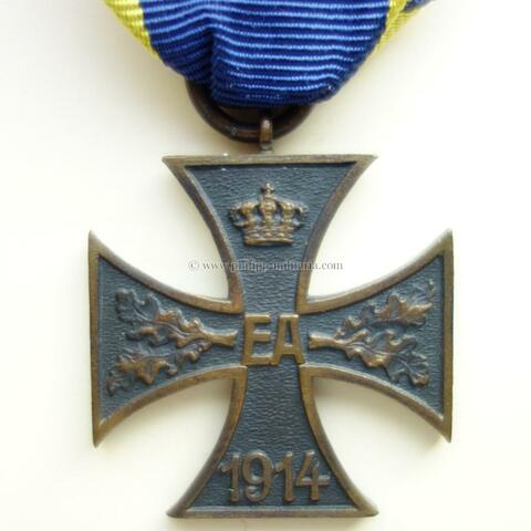 Braunschweig Ernst August Kriegsverdienstkreuz 2. Klasse 1914
