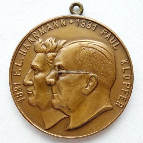 Medaille Braunschweig / Holzminden Jubelfeier der braunschweigischen Höheren Landesbauschule 1931