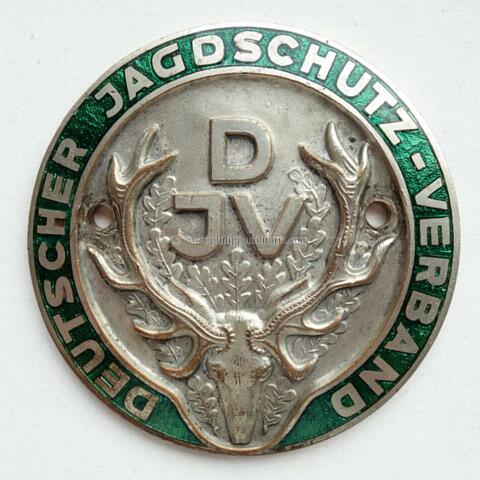 Automobil - Plakette DJV - Deutscher Jagdschutz-Verband
