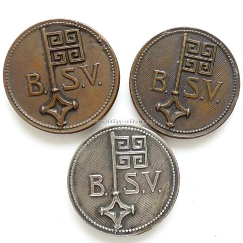 Bremischer Schwimmverband E.V. (B.S.V.) 3 Medaillen 1., 2. und 3. Preis 25./26. III. 1939