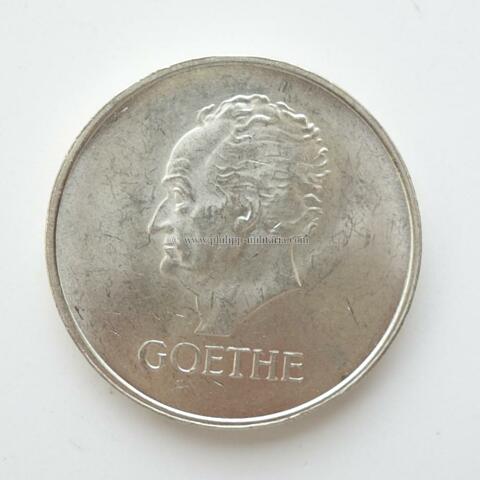 Weimarer Republik 3 Reichsmark Gedenkmünze, Johann Wolfgang von Goethe - zum 100. Todestag 1932