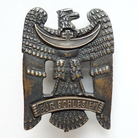 Schlesisches Bewährungsabzeichen / Schlesischer Adler - 1. Stufe - Freikorps 